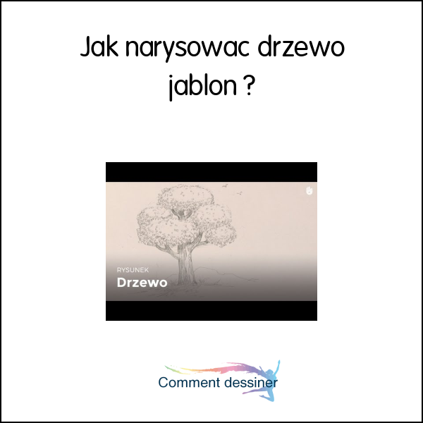 Jak narysować drzewo jabłoń